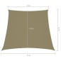 vidaXL Sonnensegel Oxford-Gewebe Trapezförmig 3/5x4 m Beige vidaXL Sonnensegel Oxford-Gewebe Trapezförmig 3/5x4 m Beige