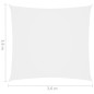 vidaXL Sonnensegel Oxford Gewebe Quadratisch 3,6x3,6 m Weiß vidaXL Sonnensegel Oxford Gewebe Quadratisch 3,6x3,6 m Weiß