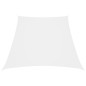 vidaXL Sonnensegel Oxford-Gewebe Trapezförmig 2/4x3 m Weiß vidaXL Sonnensegel Oxford-Gewebe Trapezförmig 2/4x3 m Weiß