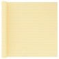 vidaXL Balkon-Sichtschutz Beige 90x500 cm HDPE vidaXL Balkon-Sichtschutz Beige 90x500 cm HDPE