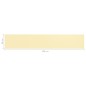 vidaXL Balkon-Sichtschutz Beige 90x500 cm HDPE vidaXL Balkon-Sichtschutz Beige 90x500 cm HDPE
