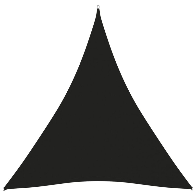vidaXL Sonnensegel Oxford-Gewebe Dreieckig 5x6x6 m Schwarz vidaXL Sonnensegel Oxford-Gewebe Dreieckig 5x6x6 m Schwarz