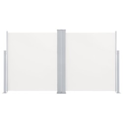 vidaXL Ausziehbare Seitenmarkise Doppelt 170 x 600 cm Creme