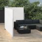 vidaXL Ausziehbare Seitenmarkise Doppelt 170 x 600 cm Creme vidaXL Ausziehbare Seitenmarkise Doppelt 170 x 600 cm Creme