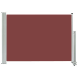 vidaXL Ausziehbare Seitenmarkise 80×300 cm Braun