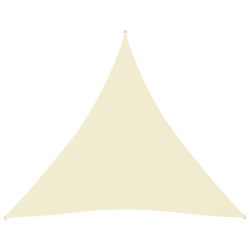 vidaXL Sonnensegel Oxford-Gewebe Dreieckig 4,5x4,5x4,5 m Creme