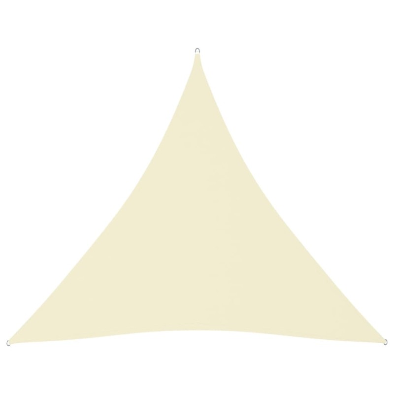 vidaXL Sonnensegel Oxford-Gewebe Dreieckig 4,5x4,5x4,5 m Creme