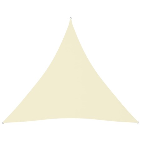 vidaXL Sonnensegel Oxford-Gewebe Dreieckig 4,5x4,5x4,5 m Creme