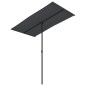 vidaXL Sonnenschirm mit Aluminium-Mast 180 x 110 cm Schwarz vidaXL Sonnenschirm mit Aluminium-Mast 180 x 110 cm Schwarz