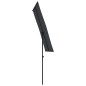 vidaXL Sonnenschirm mit Aluminium-Mast 180 x 110 cm Schwarz vidaXL Sonnenschirm mit Aluminium-Mast 180 x 110 cm Schwarz
