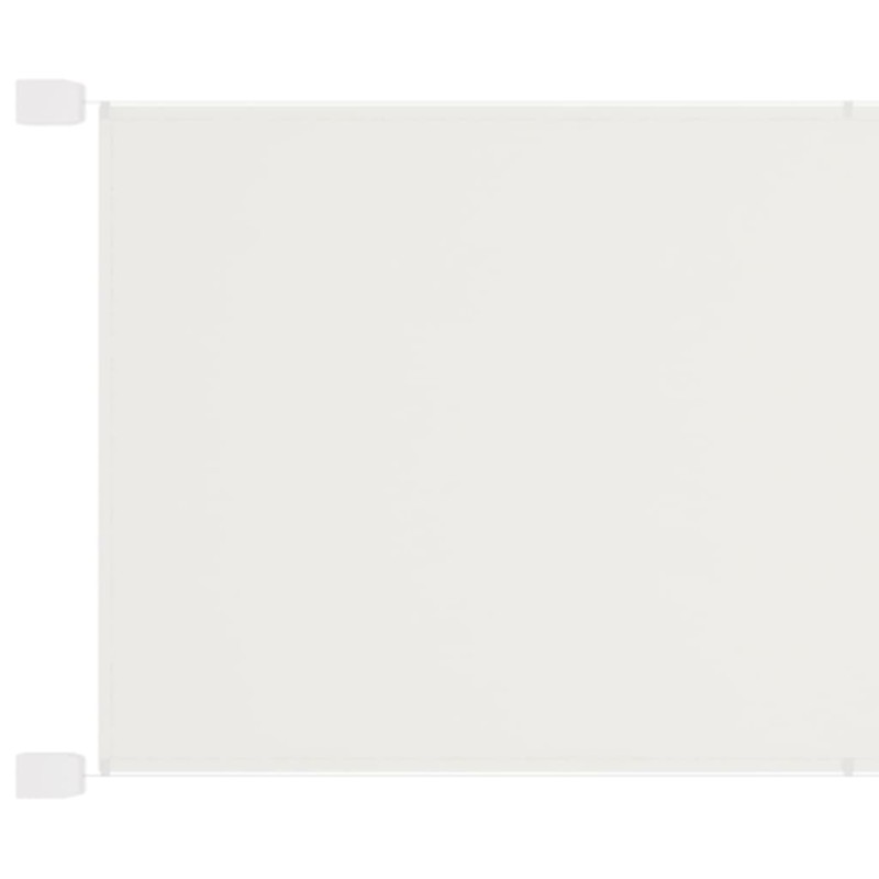 vidaXL Senkrechtmarkise Weiß 140x600 cm Oxford-Gewebe vidaXL Senkrechtmarkise Weiß 140x600 cm Oxford-Gewebe