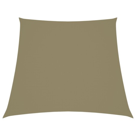 vidaXL Sonnensegel Oxford-Gewebe Trapezförmig 2/4x3 m Beige