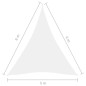 vidaXL Sonnensegel Oxford-Gewebe Dreieckig 5x6x6 m Weiß vidaXL Sonnensegel Oxford-Gewebe Dreieckig 5x6x6 m Weiß