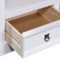 vidaXL TV-Schrank Mexiko-Stil Kiefernholz Weiß 91x43x56 cm vidaXL TV-Schrank Mexiko-Stil Kiefernholz Weiß 91x43x56 cm