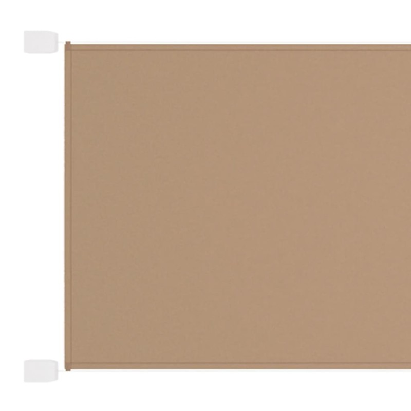 vidaXL Senkrechtmarkise Taupe 140x420 cm Oxford-Gewebe vidaXL Senkrechtmarkise Taupe 140x420 cm Oxford-Gewebe