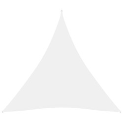 vidaXL Sonnensegel Oxford-Gewebe Dreieckig 3,6x3,6x3,6 m Weiß