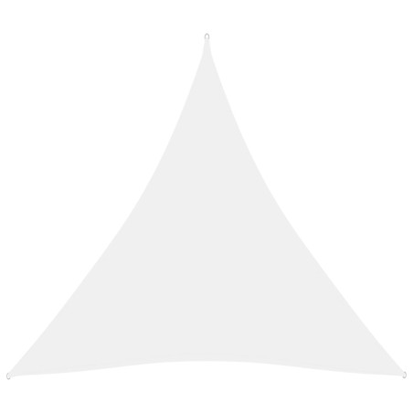 vidaXL Sonnensegel Oxford-Gewebe Dreieckig 3,6x3,6x3,6 m Weiß