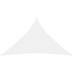 vidaXL Sonnensegel Oxford-Gewebe Dreieckig 3,6x3,6x3,6 m Weiß