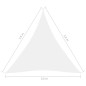 vidaXL Sonnensegel Oxford-Gewebe Dreieckig 3,6x3,6x3,6 m Weiß vidaXL Sonnensegel Oxford-Gewebe Dreieckig 3,6x3,6x3,6 m Weiß