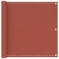 vidaXL Balkon-Sichtschutz Terracotta-Rot 90x600 cm HDPE vidaXL Balkon-Sichtschutz Terracotta-Rot 90x600 cm HDPE