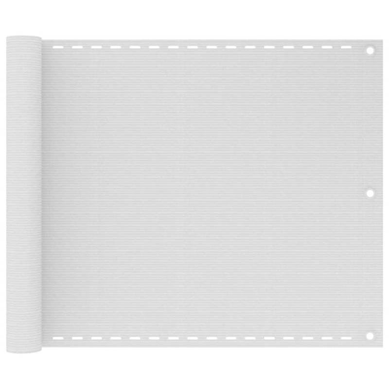 vidaXL Balkon-Sichtschutz Weiß 75x500 cm HDPE vidaXL Balkon-Sichtschutz Weiß 75x500 cm HDPE