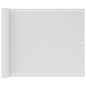 vidaXL Balkon-Sichtschutz Weiß 75x500 cm HDPE vidaXL Balkon-Sichtschutz Weiß 75x500 cm HDPE