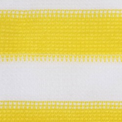vidaXL Balkon-Sichtschutz Gelb und Weiß 120x600 cm HDPE
