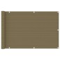 vidaXL Balkon-Sichtschutz Taupe 90x500 cm HDPE vidaXL Balkon-Sichtschutz Taupe 90x500 cm HDPE