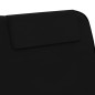 Klappbare Strandmatte 2 Stk. Stahl und Stoff Schwarz Klappbare Strandmatte 2 Stk. Stahl und Stoff Schwarz