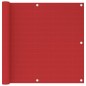 vidaXL Balkon-Sichtschutz Rot 90x300 cm HDPE vidaXL Balkon-Sichtschutz Rot 90x300 cm HDPE