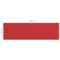vidaXL Balkon-Sichtschutz Rot 90x300 cm HDPE vidaXL Balkon-Sichtschutz Rot 90x300 cm HDPE
