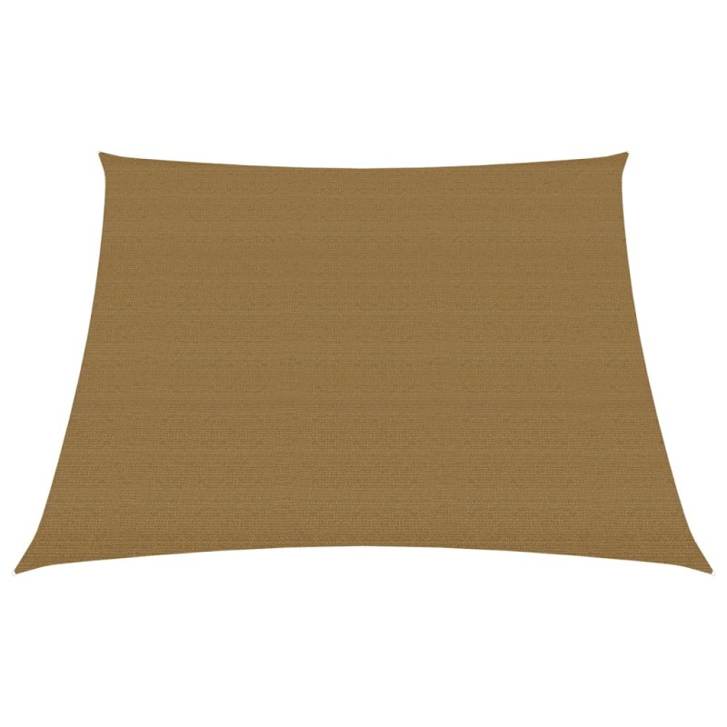 vidaXL Sonnensegel 160 g/m² Taupe 3/4x2 m HDPE