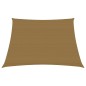 vidaXL Sonnensegel 160 g/m² Taupe 3/4x2 m HDPE