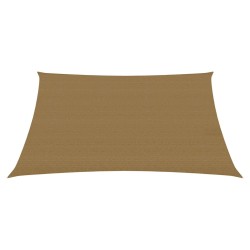 vidaXL Sonnensegel 160 g/m² Taupe 3/4x2 m HDPE
