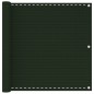 vidaXL Balkon-Sichtschutz Dunkelgrün 90x500 cm HDPE vidaXL Balkon-Sichtschutz Dunkelgrün 90x500 cm HDPE