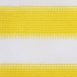 vidaXL Balkon-Sichtschutz Gelb und Weiß 90x500 cm HDPE 