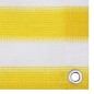vidaXL Balkon-Sichtschutz Gelb und Weiß 90x500 cm HDPE vidaXL Balkon-Sichtschutz Gelb und Weiß 90x500 cm HDPE