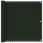 vidaXL Balkon-Sichtschutz Dunkelgrün 90x400 cm HDPE vidaXL Balkon-Sichtschutz Dunkelgrün 90x400 cm HDPE
