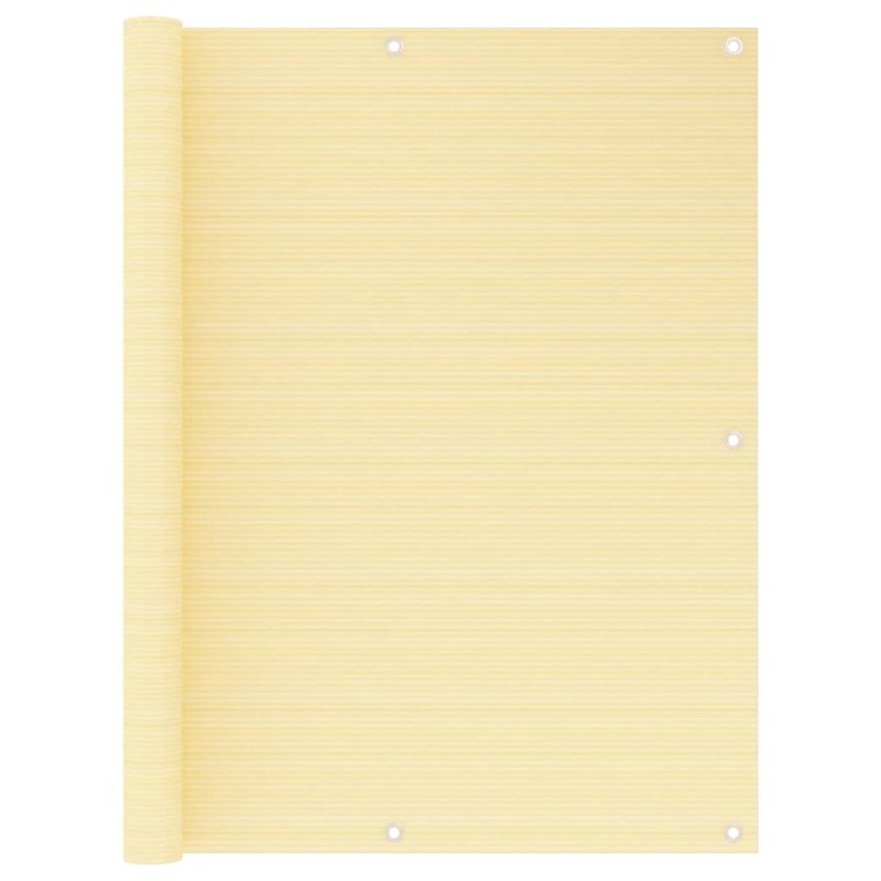 vidaXL Balkon-Sichtschutz Beige 120x500 cm HDPE vidaXL Balkon-Sichtschutz Beige 120x500 cm HDPE