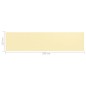 vidaXL Balkon-Sichtschutz Beige 120x500 cm HDPE vidaXL Balkon-Sichtschutz Beige 120x500 cm HDPE