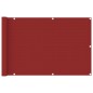 vidaXL Balkon-Sichtschutz Rot 90x400 cm HDPE vidaXL Balkon-Sichtschutz Rot 90x400 cm HDPE