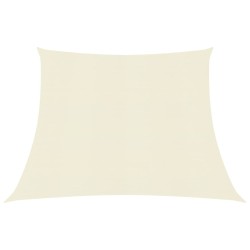 vidaXL Sonnensegel 160 g/m² Creme 3/4x2 m HDPE