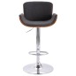 vidaXL Barhocker Grau Stoff vidaXL Barhocker Grau Stoff