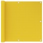 vidaXL Balkon-Sichtschutz Gelb 90x600 cm HDPE vidaXL Balkon-Sichtschutz Gelb 90x600 cm HDPE