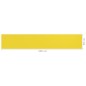 vidaXL Balkon-Sichtschutz Gelb 90x500 cm HDPE vidaXL Balkon-Sichtschutz Gelb 90x500 cm HDPE