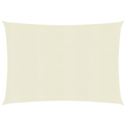 vidaXL Sonnensegel 160 g/m² Creme 3x4 m HDPE 