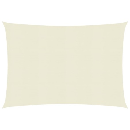 vidaXL Sonnensegel 160 g/m² Creme 3x4 m HDPE 