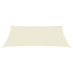vidaXL Sonnensegel 160 g/m² Creme 3x4 m HDPE 
