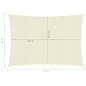 vidaXL Sonnensegel 160 g/m² Creme 3x4 m HDPE vidaXL Sonnensegel 160 g/m² Creme 3x4 m HDPE
