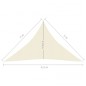 vidaXL Sonnensegel 160 g/m² Creme 3x3x4,2 m HDPE vidaXL Sonnensegel 160 g/m² Creme 3x3x4,2 m HDPE